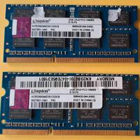 4GB RAM notebook DDR3  2GB x 2
