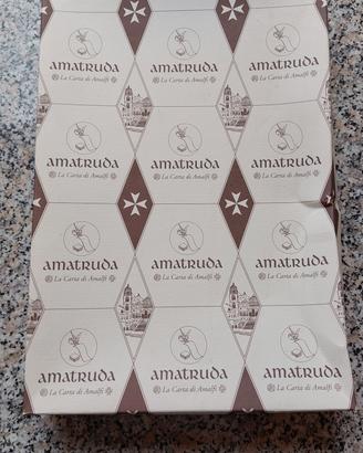 fogli e buste di Carta di Amalfi Amatruda