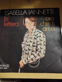 disco 45 giri isabella iannetti 