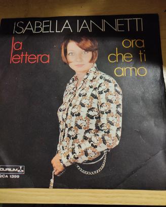 disco 45 giri isabella iannetti 