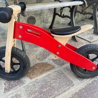 Balance bike in legno
