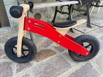 Balance bike in legno