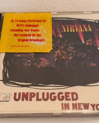CD Nirvana MTV Unplugged in New York Original 1994