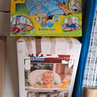 Seggiolone e palestrina bambini