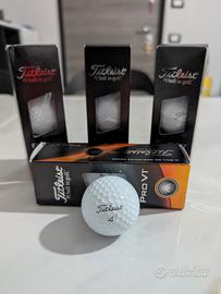 12 palline da Golf Titleist PRO V1 originali 