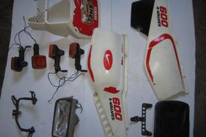 XT 600 FIANCATINE MASCHERINA FARO FRECCE BORSA