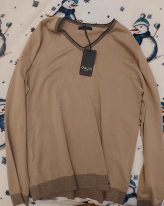 Maglia maniche lunghe gaudì collo a V taglia XXL