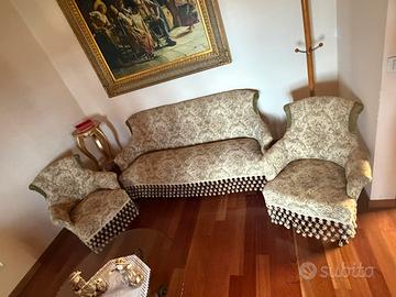 Salottino vintage in stile luigi filippo XV