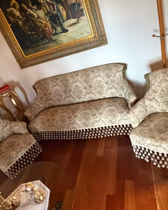 Salottino vintage in stile luigi filippo XV
