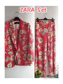 completo Zara blazer tg M + pantaloni tg S