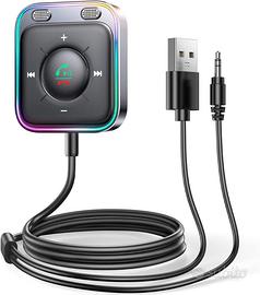 JOYROOM Aux Auto Ricevitore Bluetooth USB Jack 3,5