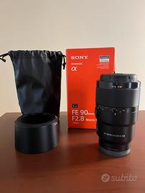 Sony 90 mm macro F2,8 FE G OSS