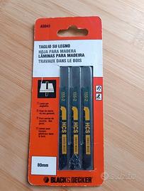 Confezione nuove lame legno plastica Black&Decker