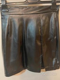 Gonna di pelle a tubino