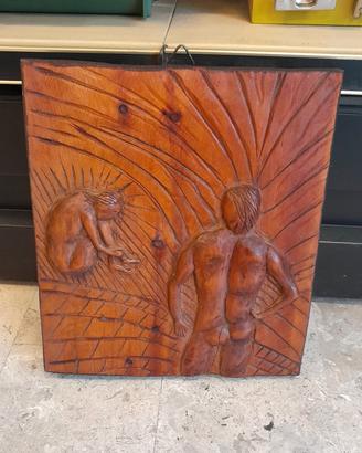 scultura in legno 