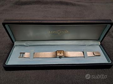 VENDUTO -Orologio Longines da donna oro bianco 18k