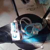 Set rondinella cressi snorkeling, taglia 37/38