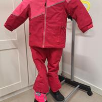 Completo Sci Bambina Fuxia CMP 86