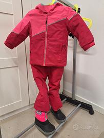 Completo Sci Bambina Fuxia CMP 86