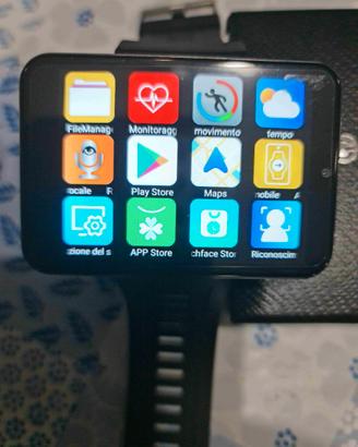 Smartwatch 4G con NANO SIM- Fotocamera da 8 mpx