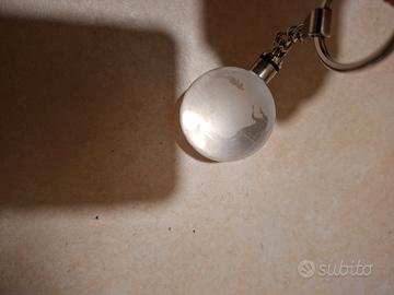 portachiavi mappamondo