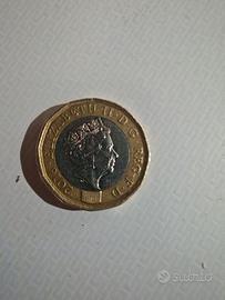 Sterlina One Pound Regina Elisabetta II 2016