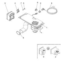 PIAZZETTA KIT MULTIFUOCO per E927,  E928, Canazei