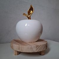 Mela Decorativa Design – Ceramica Bianca Lucida 