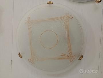 plafoniera in vetro 220V