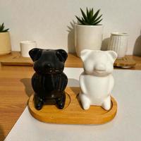 Set saliera e stuzzicadenti ceramica design modern