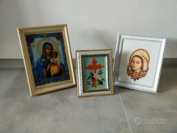 Immagini sacre a punto croce