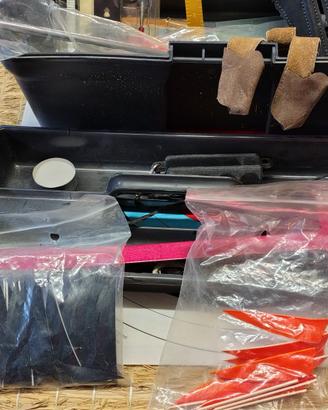 cassetta porta accessori per freccie 