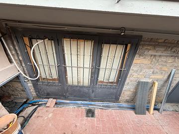 Portone in ferro 3 ante