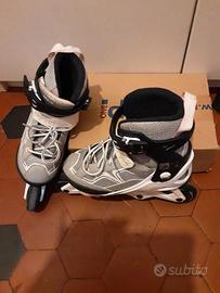 Pattini in linea regolabili n.32-35