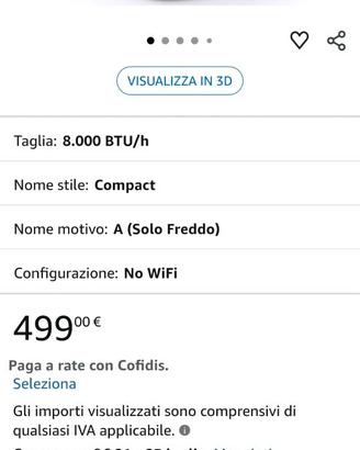 Climatizzatore portatile