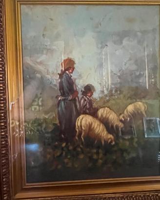 Quadri antichi dipinti a mano autore sconosciuto