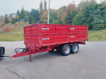 Rimorchio agricolo doppio asse