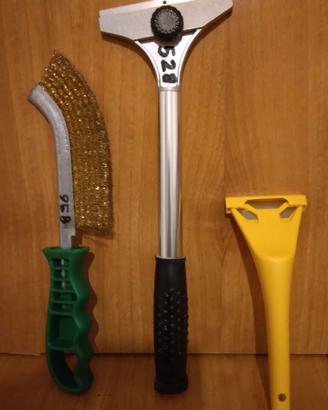 2 raschietti  1 spatola treccia nuovi