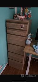 Cassettiera verticale MALM ikea