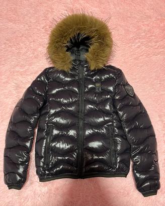 Blauer Glitter Donna Giubbtto Nuovo