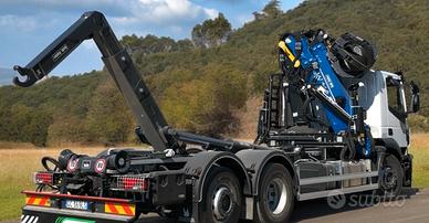 VOLVO FMX420 EURO 6 SCARRABILE CON GRU RETROCABINA