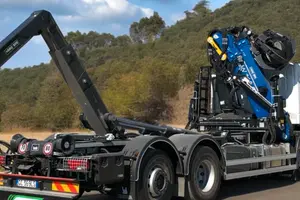 VOLVO FMX420 EURO 6 SCARRABILE CON GRU RETROCABINA