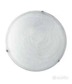 Plafoniera 40cm bianco sfumato