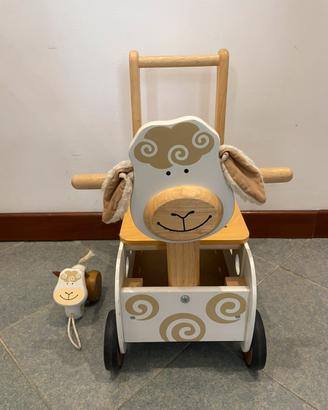 I'm Toy - Carrello a spinta - Mucca
