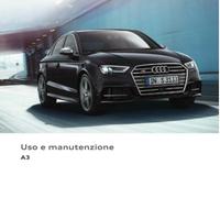 Audi a3 2017 restyling - manuale uso manutenzione