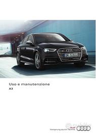 Audi a3 2017 restyling - manuale uso manutenzione