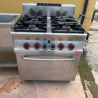 fornelli indistriali e forno