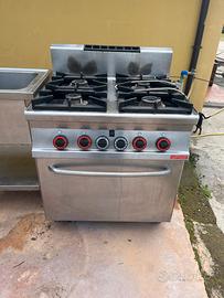 fornelli indistriali e forno