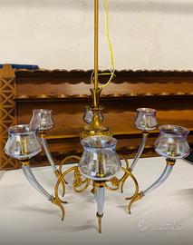 Lampadario vetro Murano (forse Gio Ponti?)