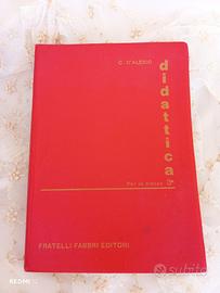 libro vintage Didattica terza elementare tesi laur